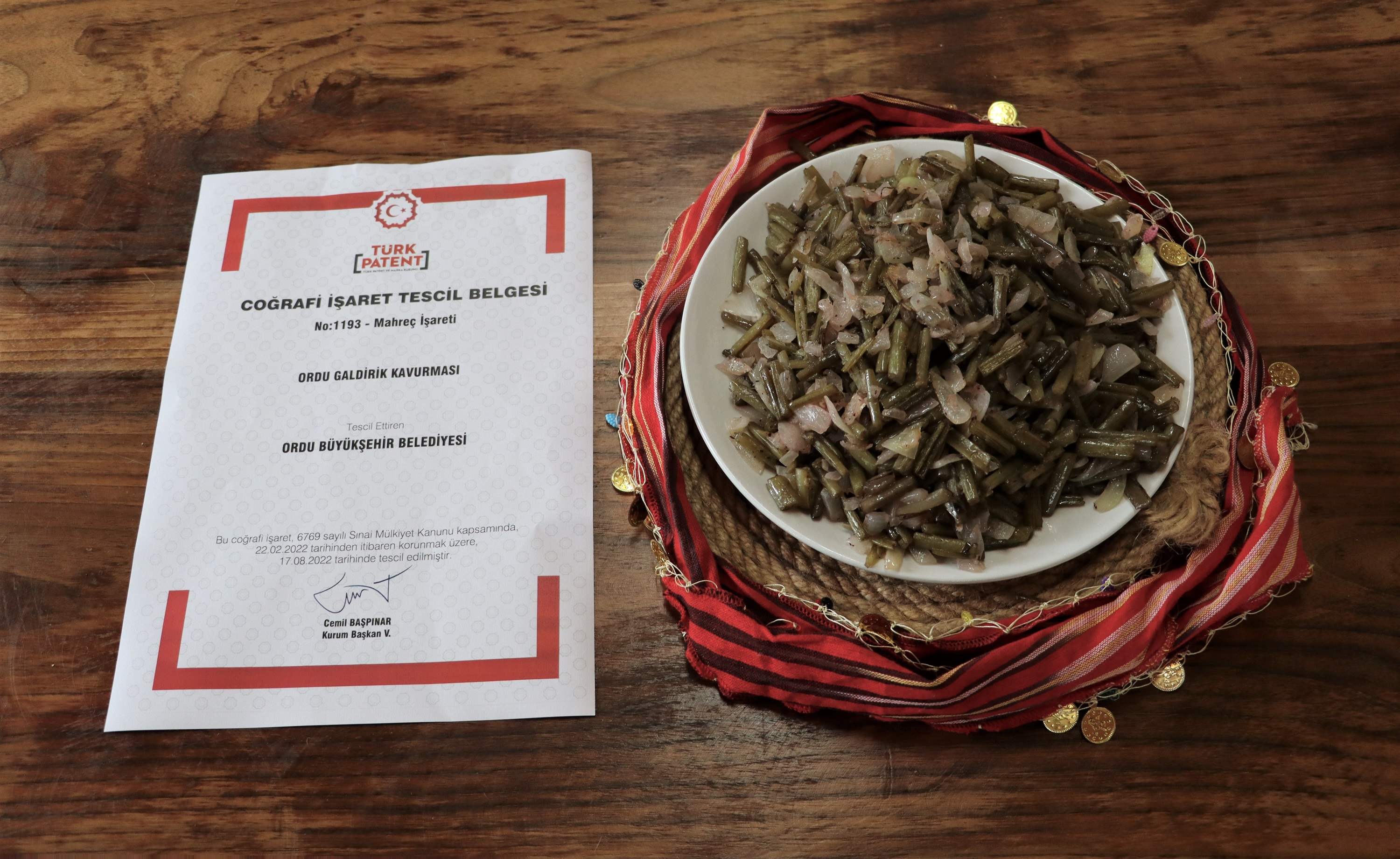 ORDU GALDİRİK KAVURMASI COĞRAFİ İŞARET ALDI